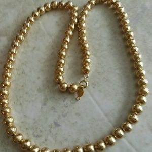 Pearl Goldtone Necklace